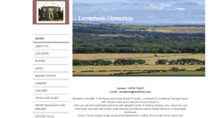 Desktop Screenshot of lornebankhomestay.co.uk